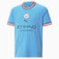 Manchester City F.C. Home 22/23 Replica Jersey Youth, Team Light Blue-Intense Red, small-PHL