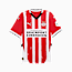 เสื้อยืดชายชุดเหย้าทีม PSV Eindhoven ฤดูกาล 24/25, For All Time Red-PUMA White, small-THA