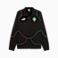 Morocco ftblStatement Track Jacket Men, PUMA Black-PUMA Red-Archive Green, small-GBR