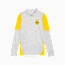 Borussia Dortmund Training Quarter-Zip Top Youth, Silver Mist-Faster Yellow, small-GBR
