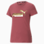 Essentials+ Metallic Logo Tee Women, Dusty Orchid, small-PHL