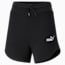 Essentials High Waist Shorts Women, Puma Black, small-THA