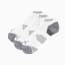 ถุงเท้ากอล์ฟ Essential Low Cut แพ็ค 3 คู่, Bright White, small-THA