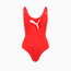 PUMA Swim Women's 1 Piece Swimsuit, red, small-GBR