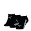 PUMA Kids' Sneaker Socks 3 pack, black, small-THA