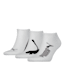 PUMA Unisex Sneaker Socks 3 pack, white, small-THA