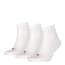 PUMA Unisex Quarter Socks 3 Pack, white, small-PHL