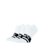 PUMA Unisex Invisible Socks 3 pack, white, small-THA