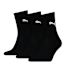 Short Socks 3 Pack Unisex, Black, small-THA