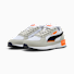 PUMA White-New Navy-Glacial Gray-Orange Glo
