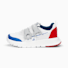 Puma White-Strong Blue-Fiery Red