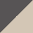 Cool Dark Gray-Frosted Ivory