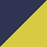 Blazing Yellow-Medieval Blue