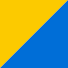 Racing Blue-Faster Yellow