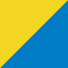 Racing Blue-Faster Yellow