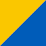 Racing Blue-Faster Yellow