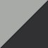 dark grey melange / black