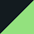 black / green