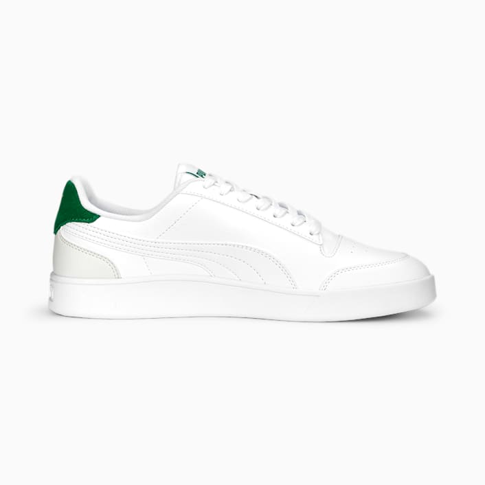 Grey and green puma shoes outlet