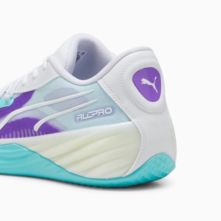 Puma basketball shoes purple hotsell