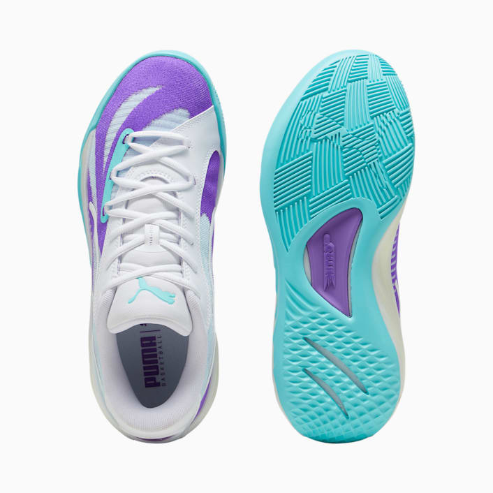 Puma basketball shoes purple clearance