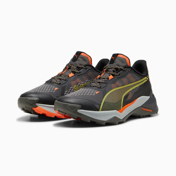 Puma black orange shoes hot sale