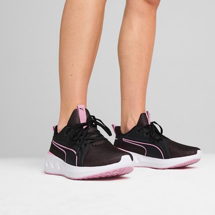 Puma carson runner kids pink best sale