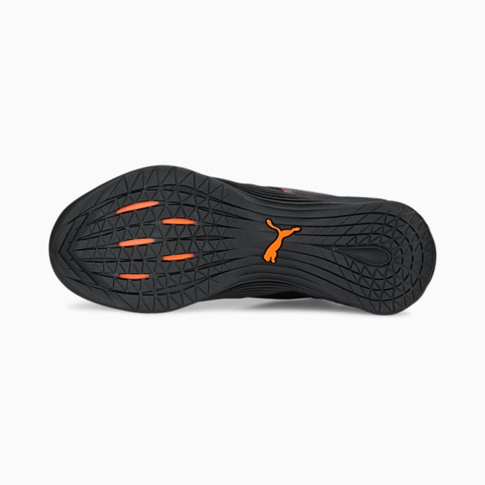 Black and orange puma shoes sales