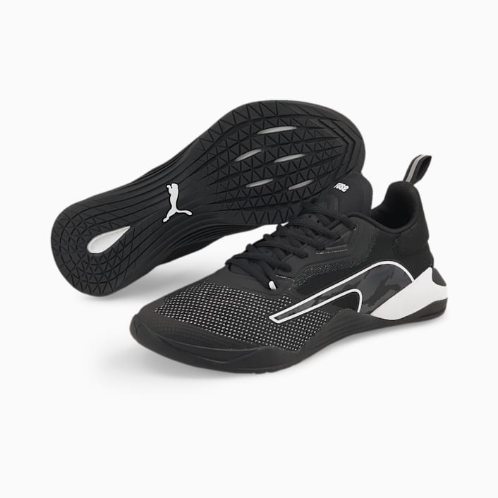 Puma men black outdoor slippers store
