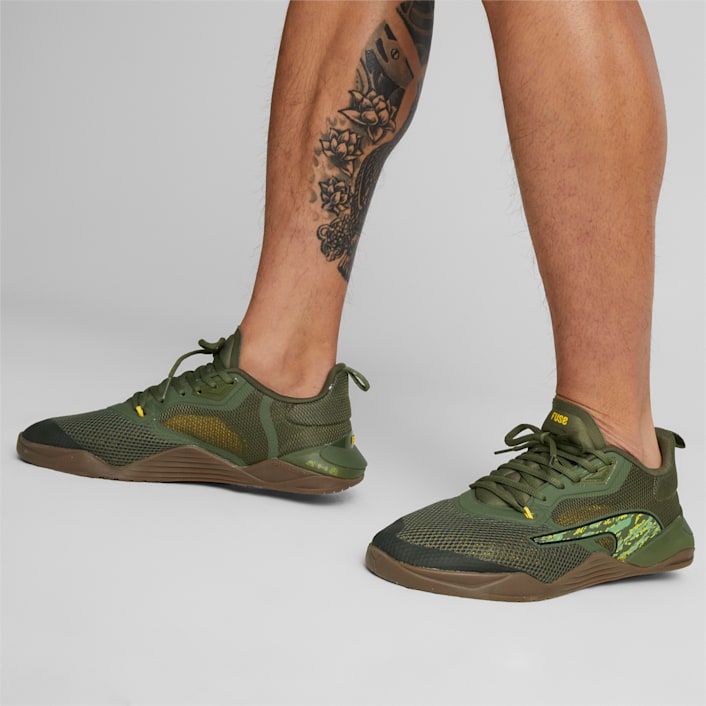 Camouflage puma sneakers top