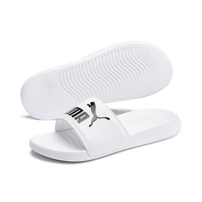 Chanclas new arrivals puma grises