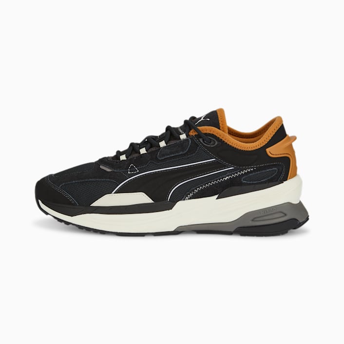 Heritage mixed panel clearance trainers