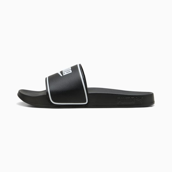Puma black leadcat jelly sandals deals