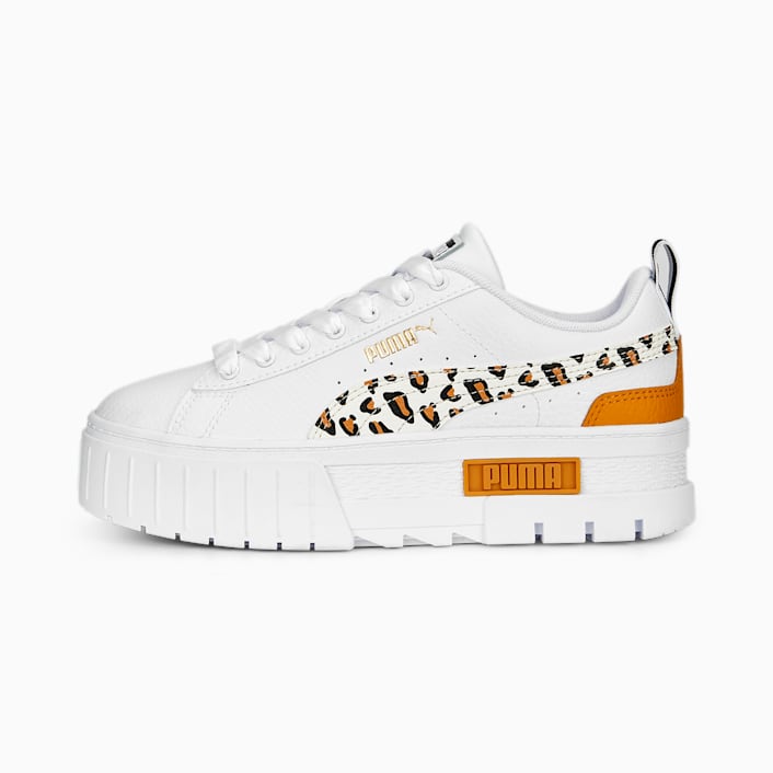 Puma basket cheap leopard print