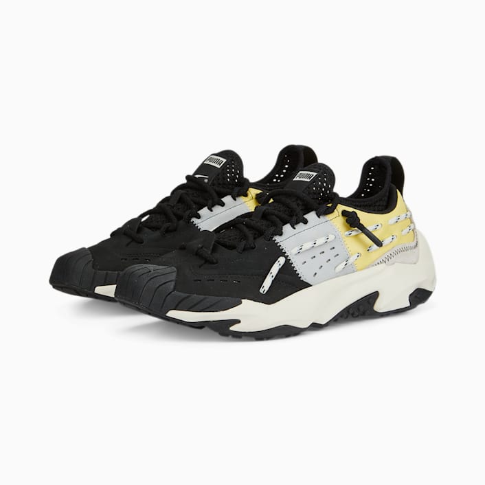Yellow black and white sneakers 2025