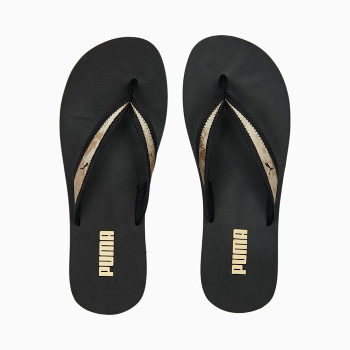 Metallic best sale puma slides
