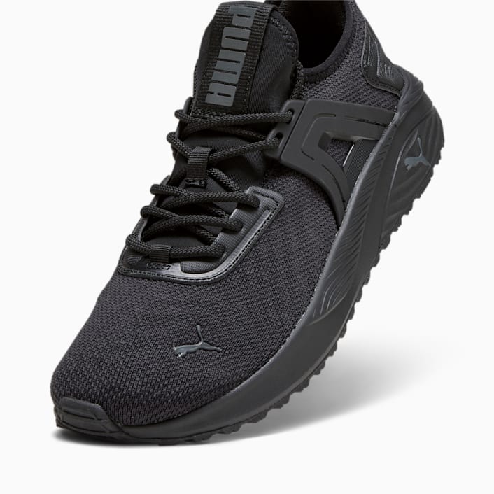 Puma black pacer next cage knit hot sale
