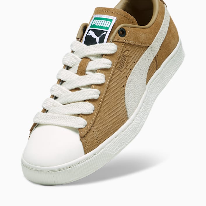Suede pumas olive green outlet