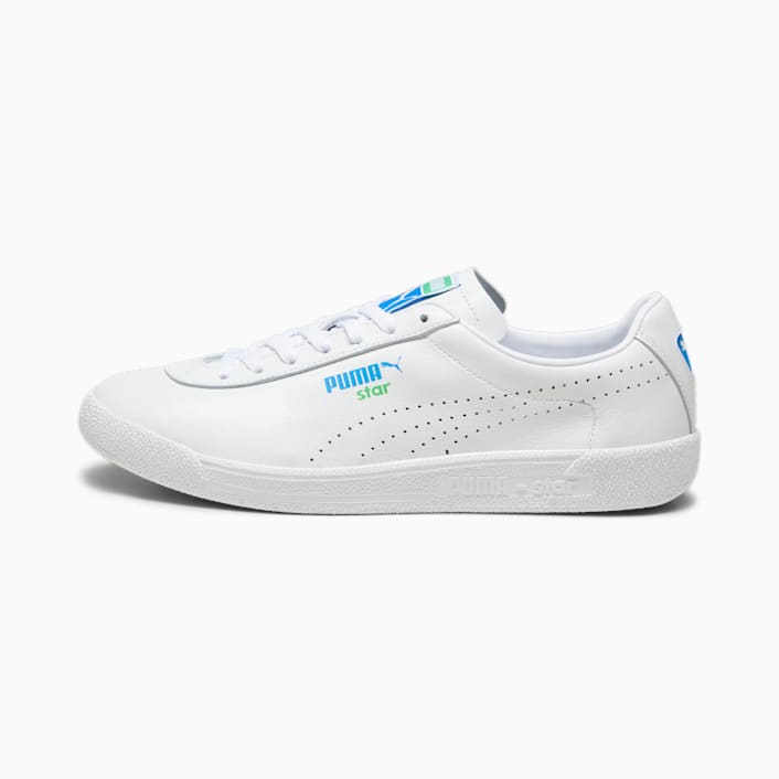 White tennis shoes with stars discount