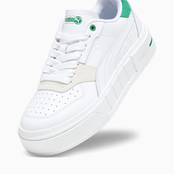 Puma cali cheap white green