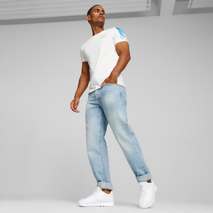 Puma cuir blanc shop