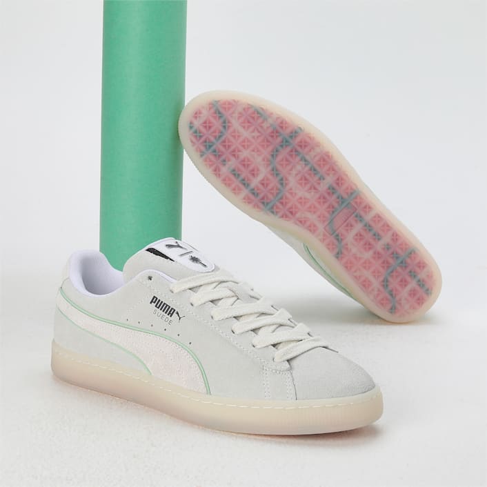 Mint green puma on sale slides