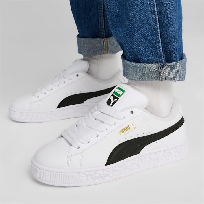 Tenis Suede XL Leather en Talla 23.5 en Blanco PUMA