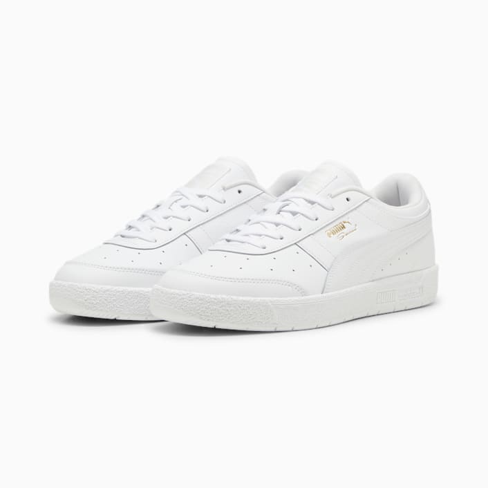Puma suede white leather online