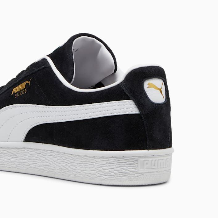 Puma black & white suede classic trainers store