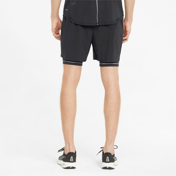 Graphic running shorts top