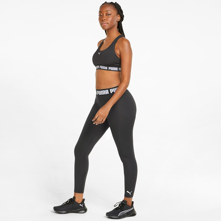 Top Fitness com Bojo Puma Mid Impact Fit Bra - Adulto em Promoção