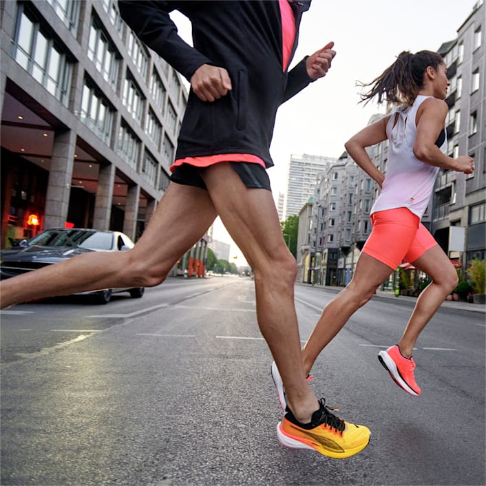Puma men's dp running split shorts outlet