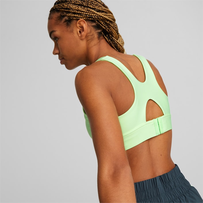 New Maidenform Brand Pullover Strech Sport Bra Without Hooks, Size 32A(L)  .Lime.