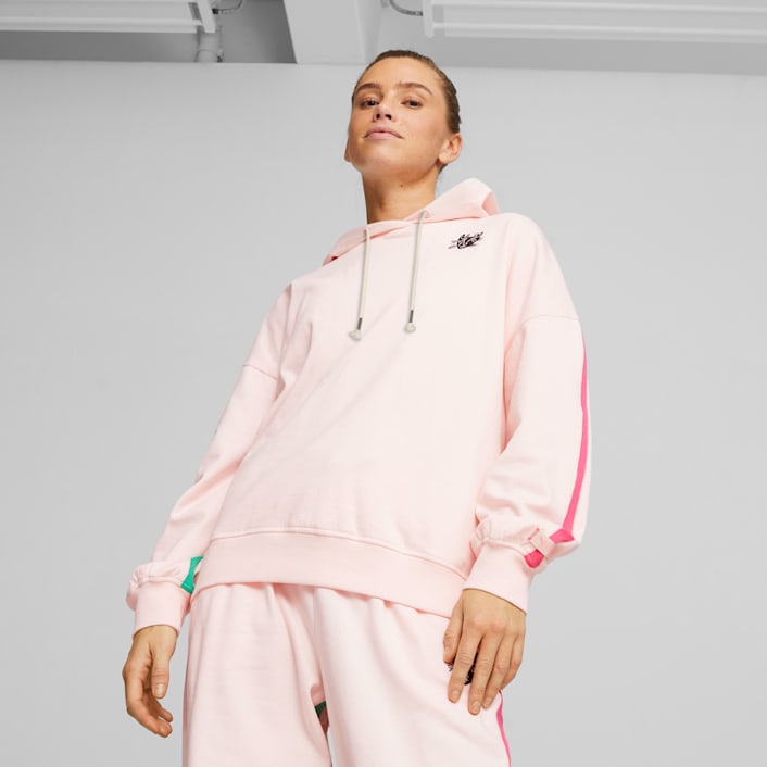 PUMA x lemlem Fleece Training Hoodie Women Crews Hoodies PUMA